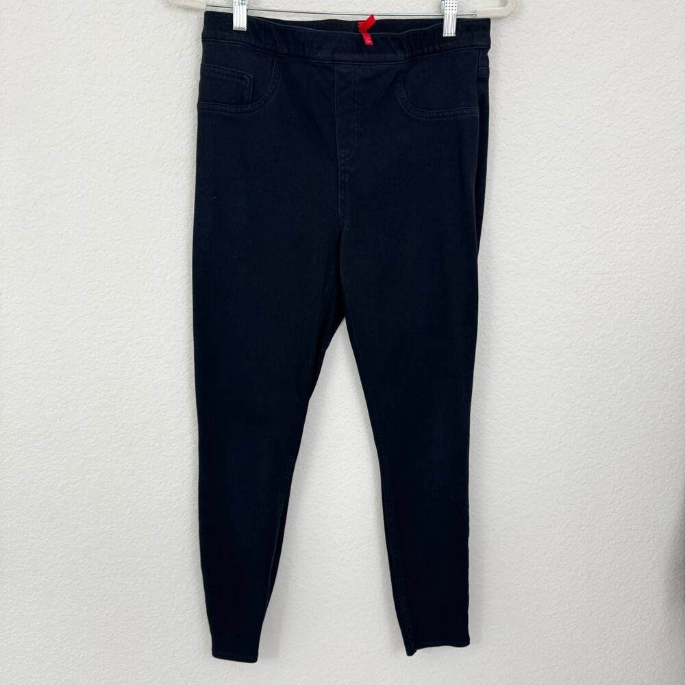 Spanx Womens Jean-ish Ankle Leggings Size L Style 20018R Stretch Slimming Black